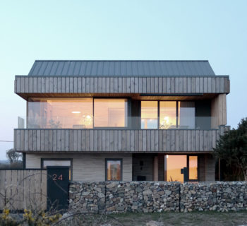 Super -insulated windows and balustrade for coastal home