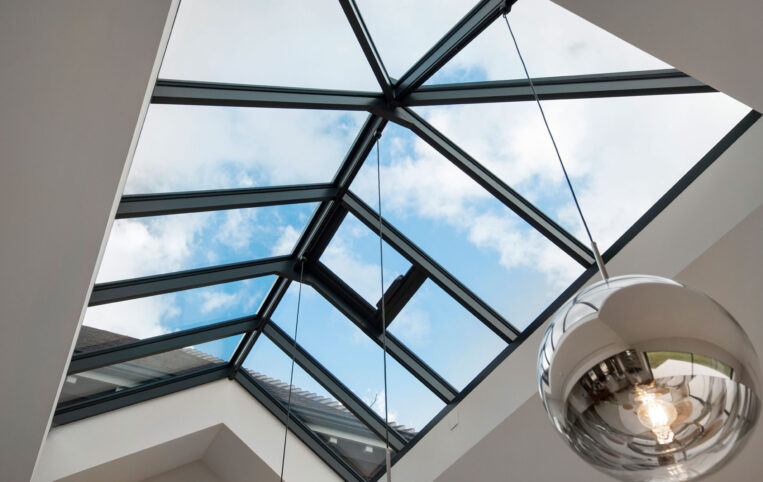 Hipped and gabled roof lantern on stunning ODC new build in new forest