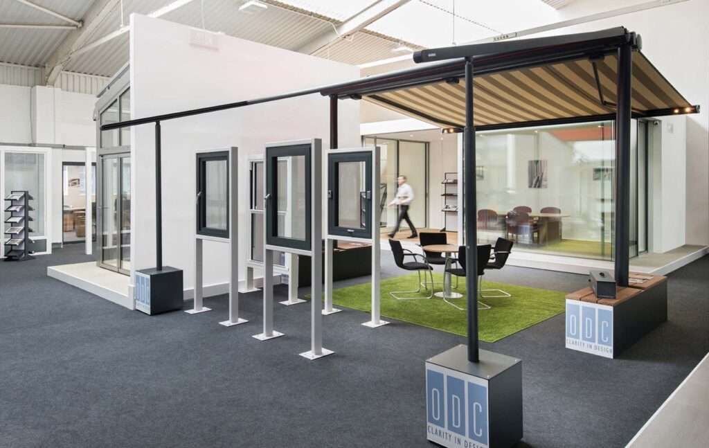 ODc Showroom aluminium window display