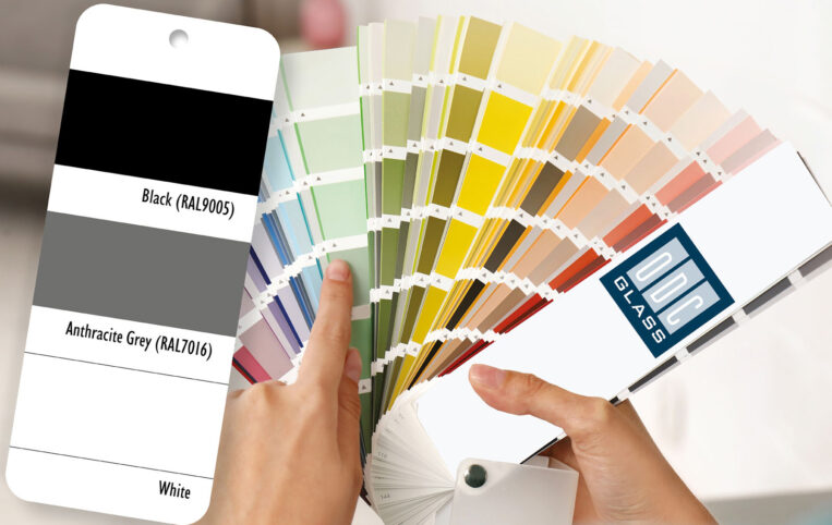 RAL colour SWATCHES - choose your frame colour FOR SLIMLINE BIFOLD DOORS