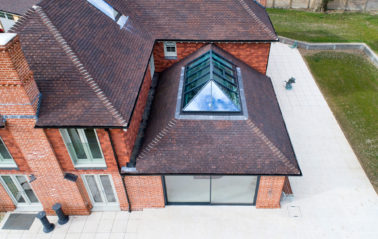 Slimline ODC SL800 Sliding System and roof lantern on stunning ODC new build in new forest