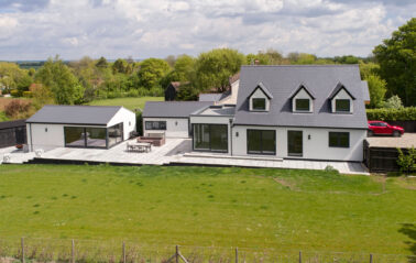 House renovation with sliding system ODC300, windows and curtain walling in Essex