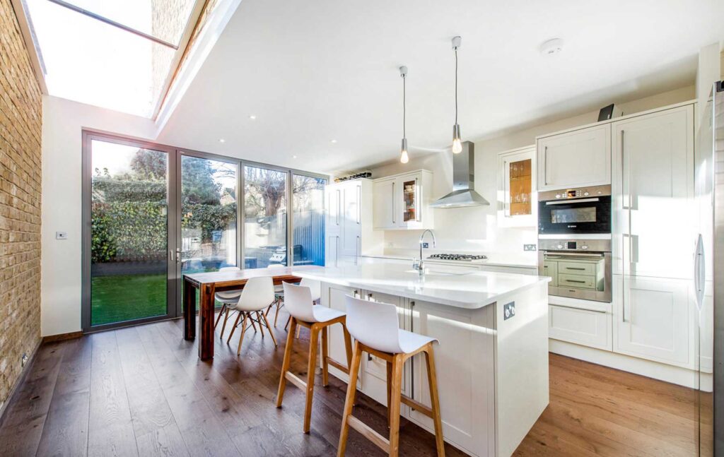 Bifold doors for modern kitchen 