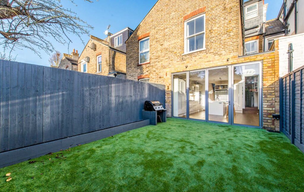 side return extension with roof glazing and bifold doors