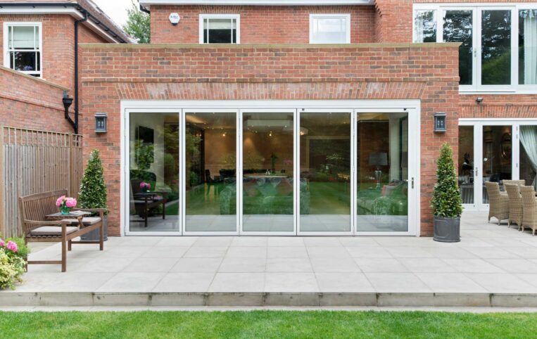 ODC aluminium external bifold doors installed in Beaconsfield Buckinghamshire