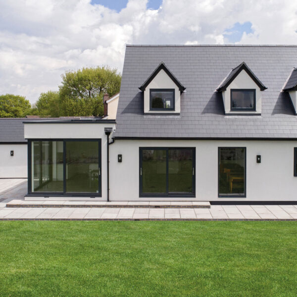 House renovation with sliding system ODC300, windows and curtain walling in Essex