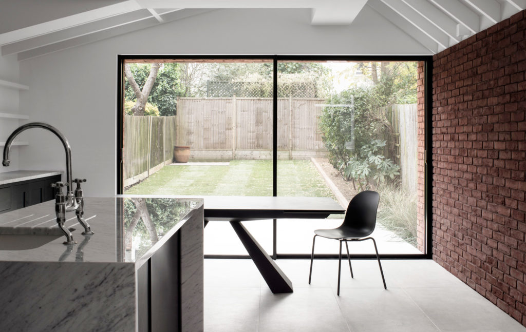 ODC Cero sliding doors for garage extension or home conversion space