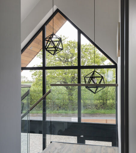 Elms-Sliding-Door-ODC300_windows-ODC75-Curtain-wall-External-Door_1 Curtain walling and entrance door for refurbished home in Essex