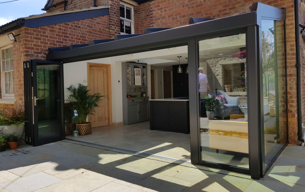 ODC wintergarden with glazed roof for village home