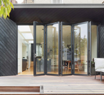 corner bifold door extension for London home