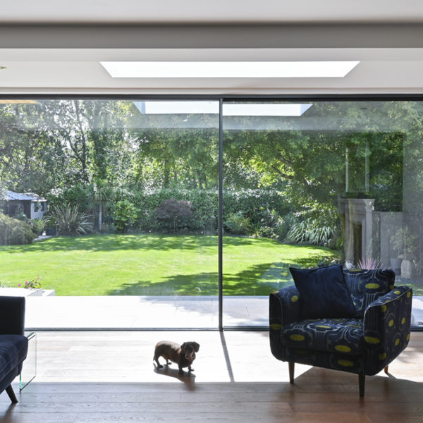 wall of glass with ODCSL700 siding system