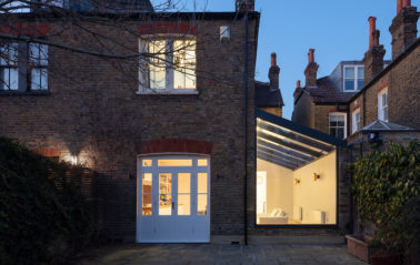 Glass extension for Victorian house