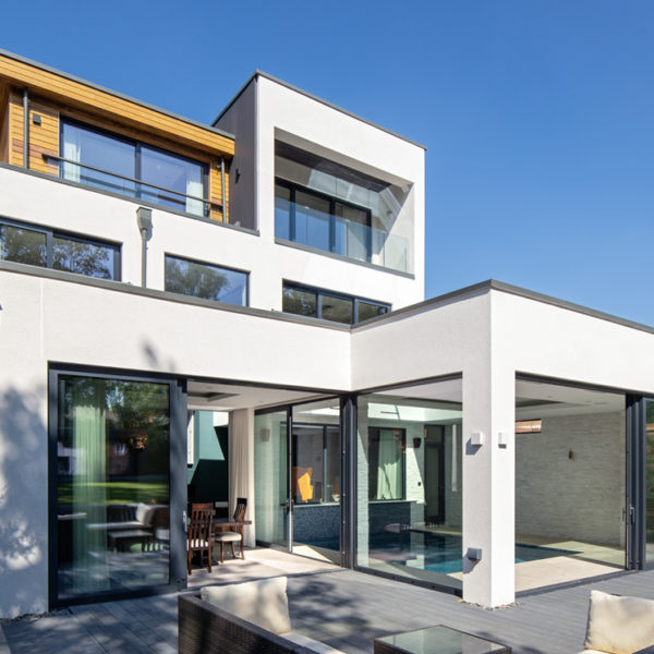 contemporary sliding doors for new village home