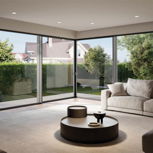 SL400 panoramic frameless sliding doors