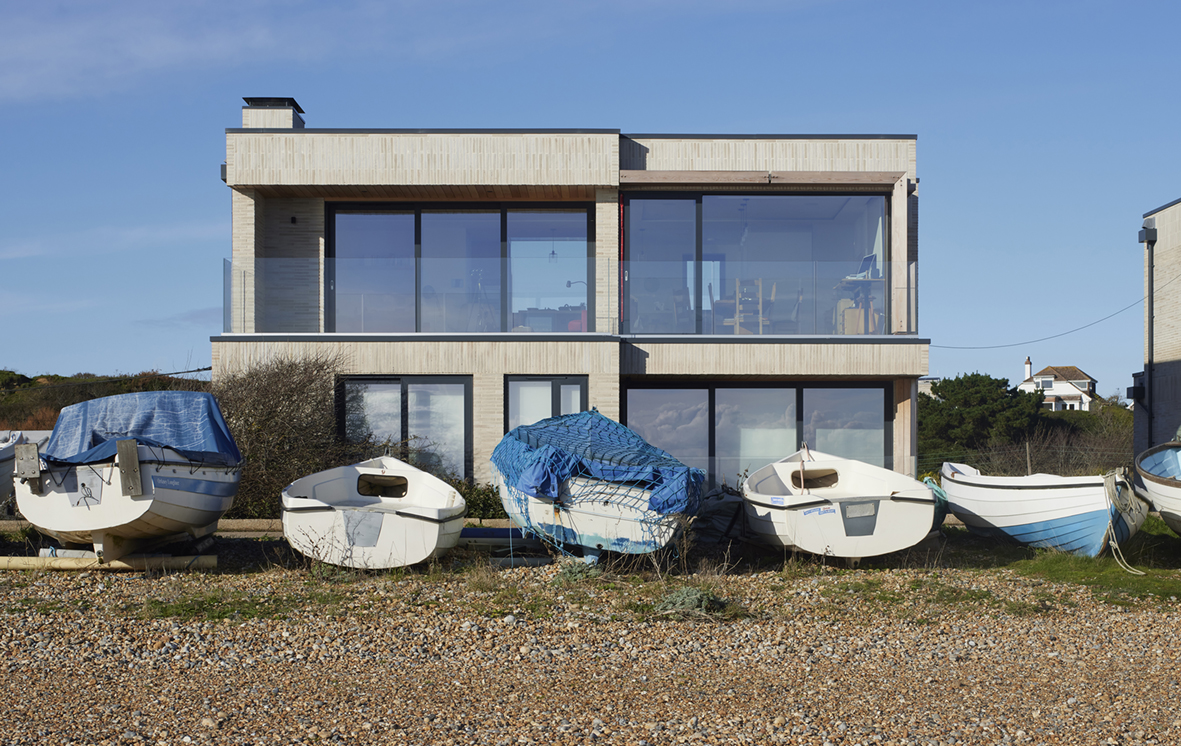 Beach House with fishing boasts